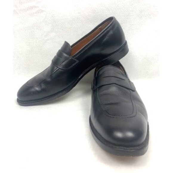 Allen Edmonds Men's Lake Forest Black Leather Penny Loafers Dress Shoes Size 11 - Picture 2 of 10
